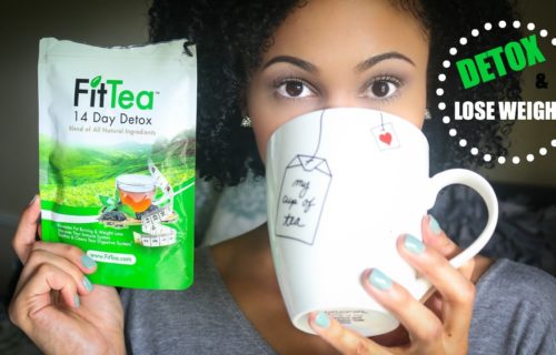 Woman Drinking Cup of Fit Tea | DIETSiTRIED